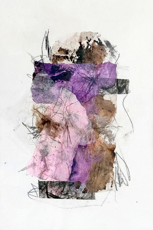 26x39, mixed media auf steinpapier